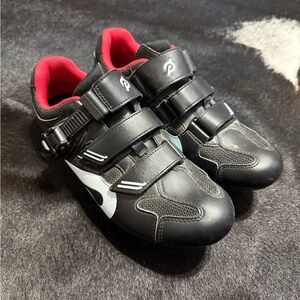 Peloton Black and Red Women's Sneakers